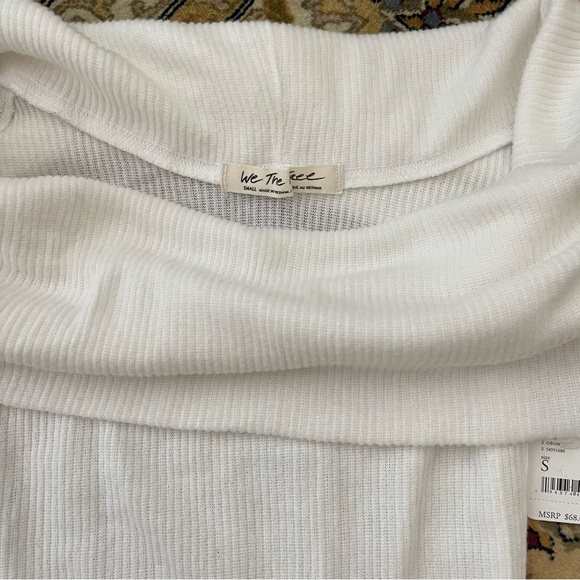 Free People Snow Bunny Shirt Ivory - Picture 6 of 8